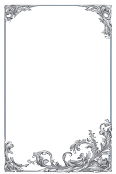 Flower Leaf Border Frame PNG Image Transparent Background Ai Generative