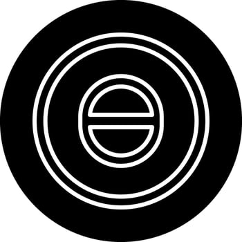 Theta Vector Icon