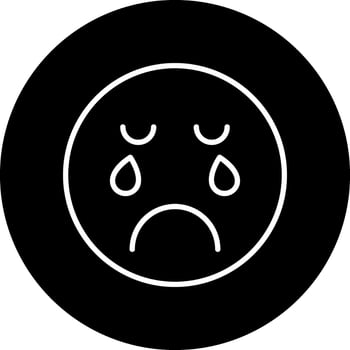 Crying Vector Icon