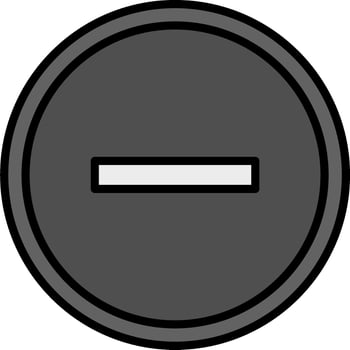 Minus Vector Icon