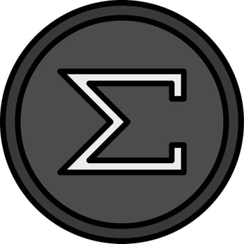Sum Vector Icon