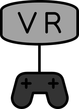 Vr Game Vector Icon