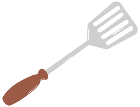 Slotted Spatula Essential Kitchen Utensil png