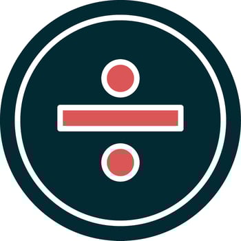 Division Vector Icon