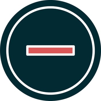 Minus Vector Icon