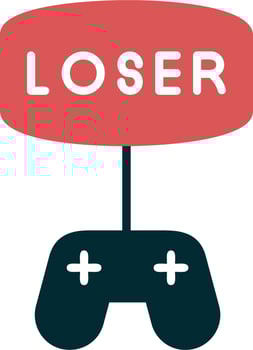Loser Vector Icon