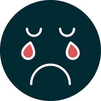 Crying Vector Icon
