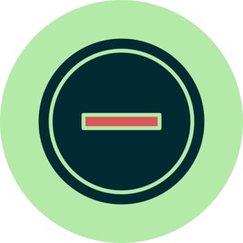 Minus Vector Icon