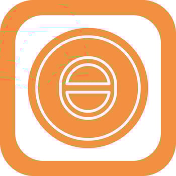Theta Vector Icon