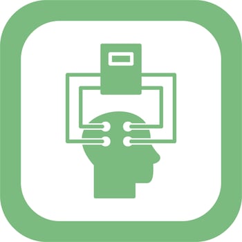 Electroencephalogram Vector Icon