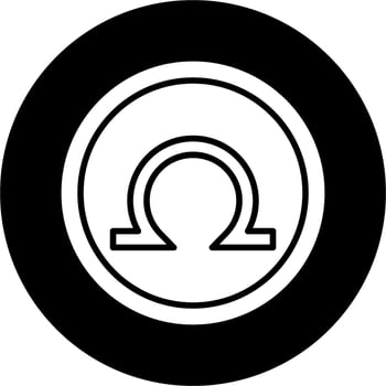 Omega Vector Icon