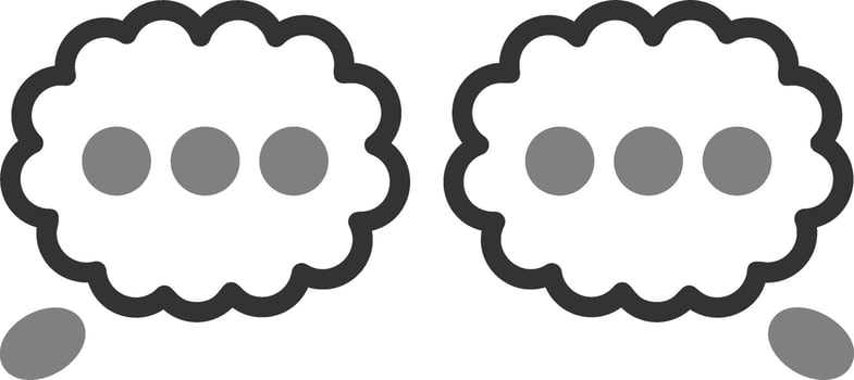 Thoughts Vector Icon