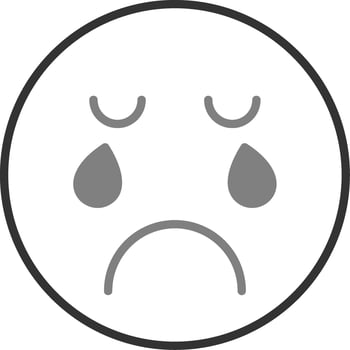Crying Vector Icon