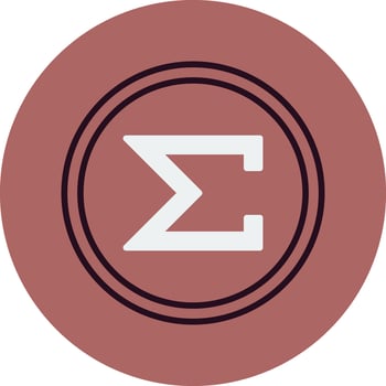 Sum Vector Icon