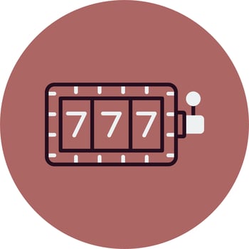 Slot Machine Vector Icon