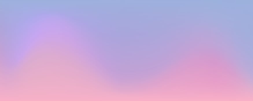 Pink and blue sky background. Abstract purple winter landscape. Watercolor violet bright illustration. Vector template.