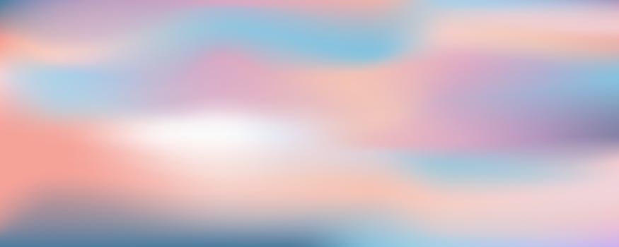 Pink sky background. Pastel abstract purple gradient sunset. Watercolor winter cold wallpaper. Blurred landscape. vector