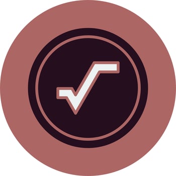Square Root Vector Icon