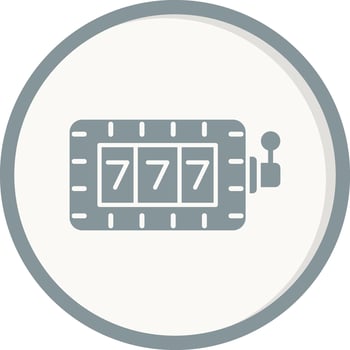 Slot Machine Vector Icon