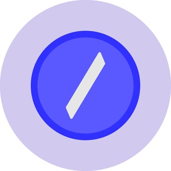 Slash Vector Icon