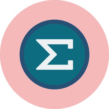 Sum Vector Icon