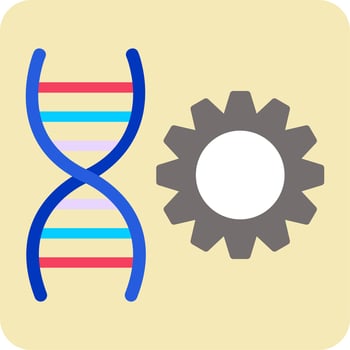 Genetic Vector Icon