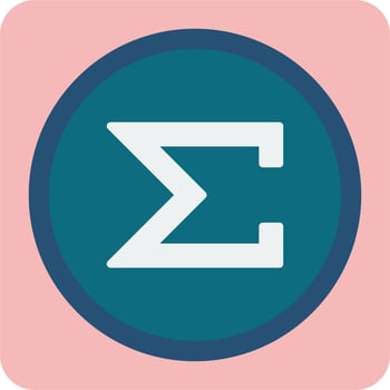 Sum Vector Icon