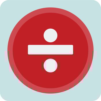 Division Vector Icon