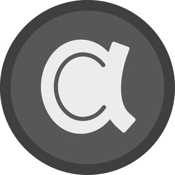 Alpha Vector Icon