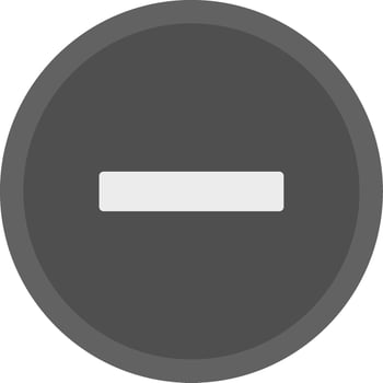 Minus Vector Icon