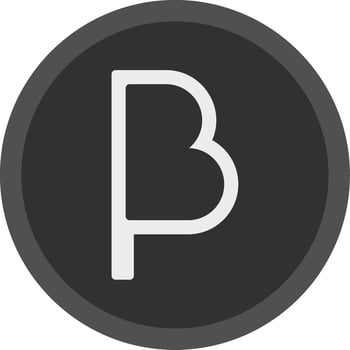 Beta Vector Icon
