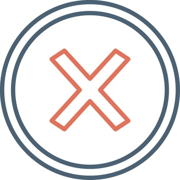Multiplication Vector Icon