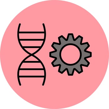 Genetic Vector Icon
