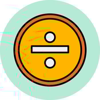 Division Vector Icon