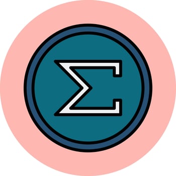 Sum Vector Icon