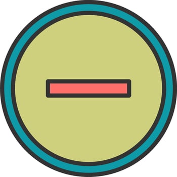 Minus Vector Icon