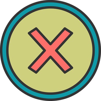 Multiplication Vector Icon