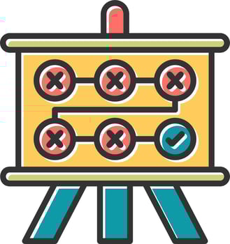 Trial And Error Vector Icon