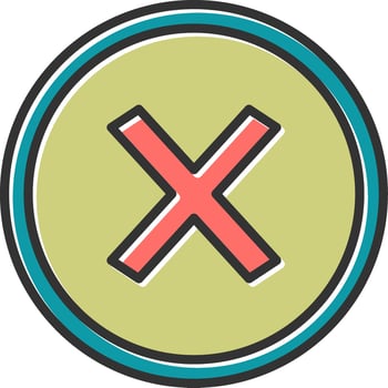 Multiplication Vector Icon