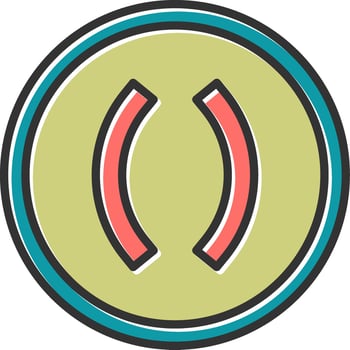 Parenthesis Vector Icon