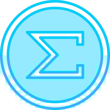 Sum Vector Icon