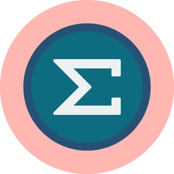 Sum Vector Icon