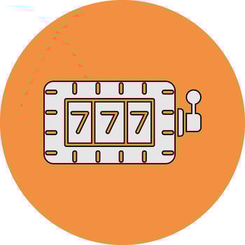 Slot Machine Vector Icon