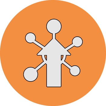Neural Network Vector Icon
