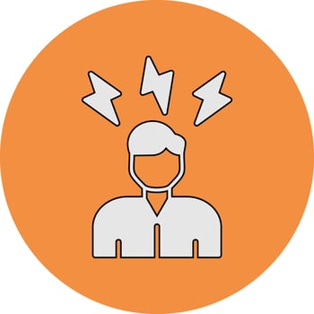 Stress Vector Icon