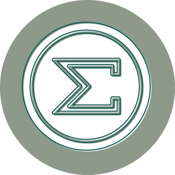 Sum Vector Icon