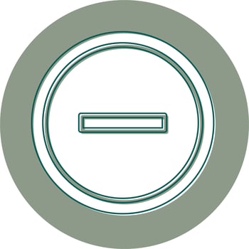 Minus Vector Icon