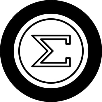 Sum Vector Icon