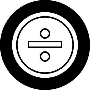 Division Vector Icon