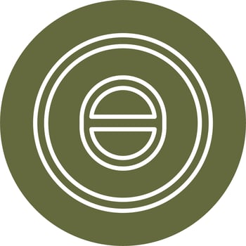 Theta Vector Icon